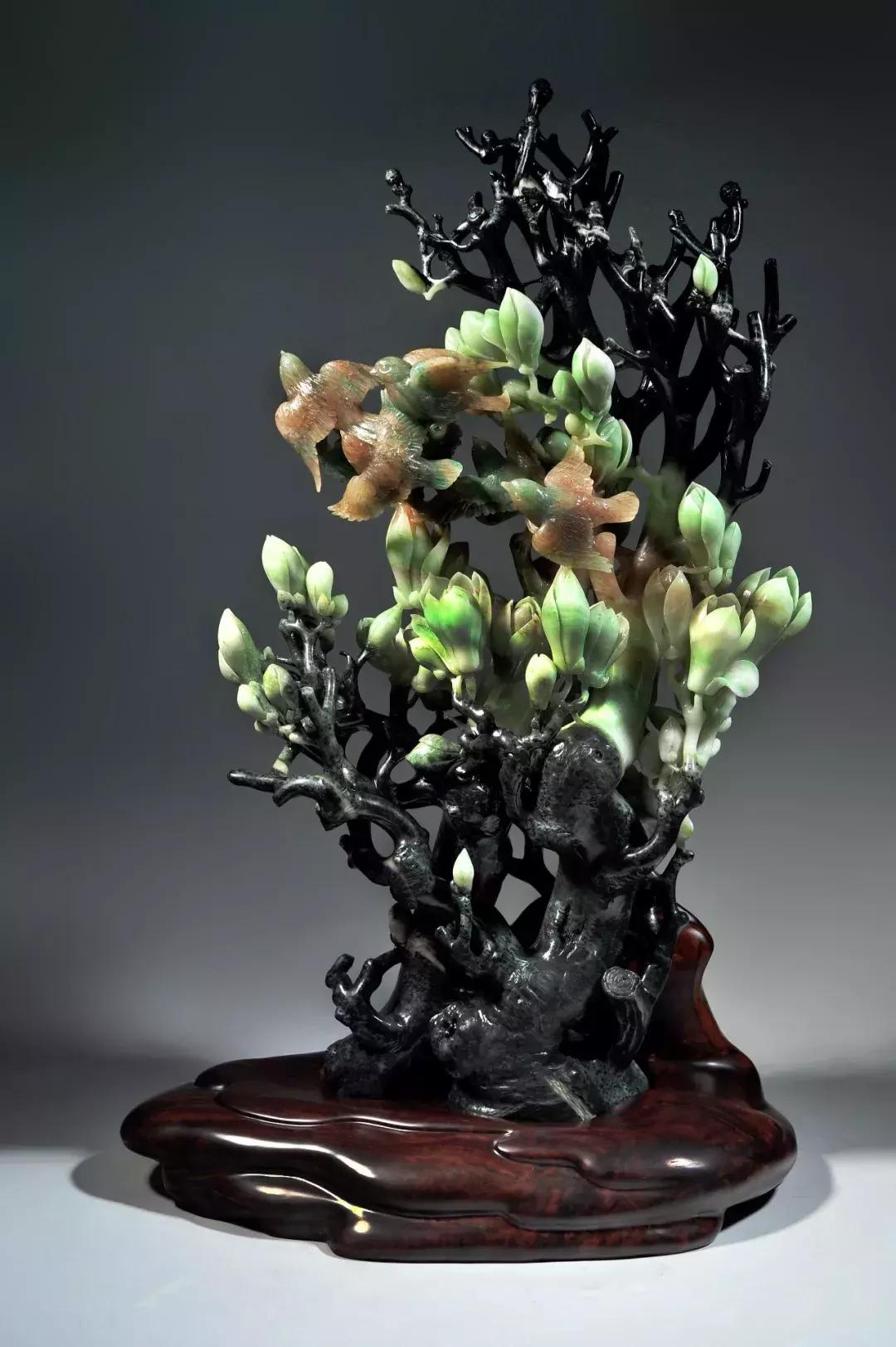 独山玉五颜六色,独山玉石作品欣赏