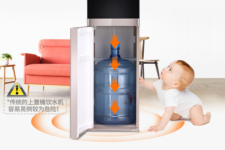 下置水桶饮水机换水麻烦,饮水机下面换水