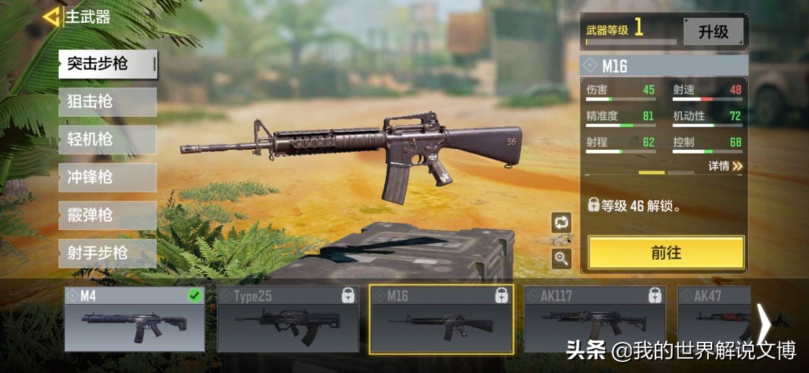 枪械介绍突击步枪,枪械讲解突击步枪