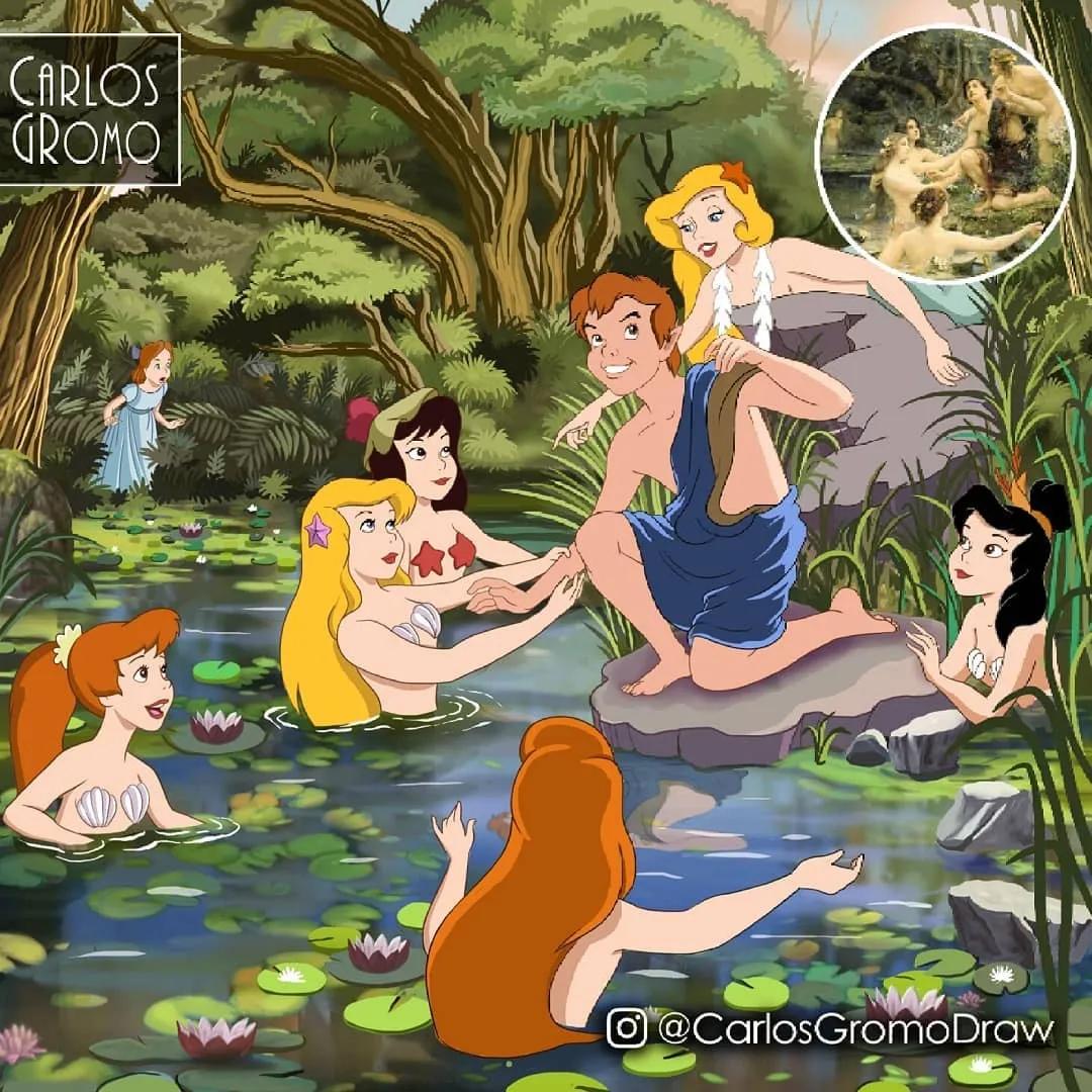 迪士尼名画作品,迪士尼名画