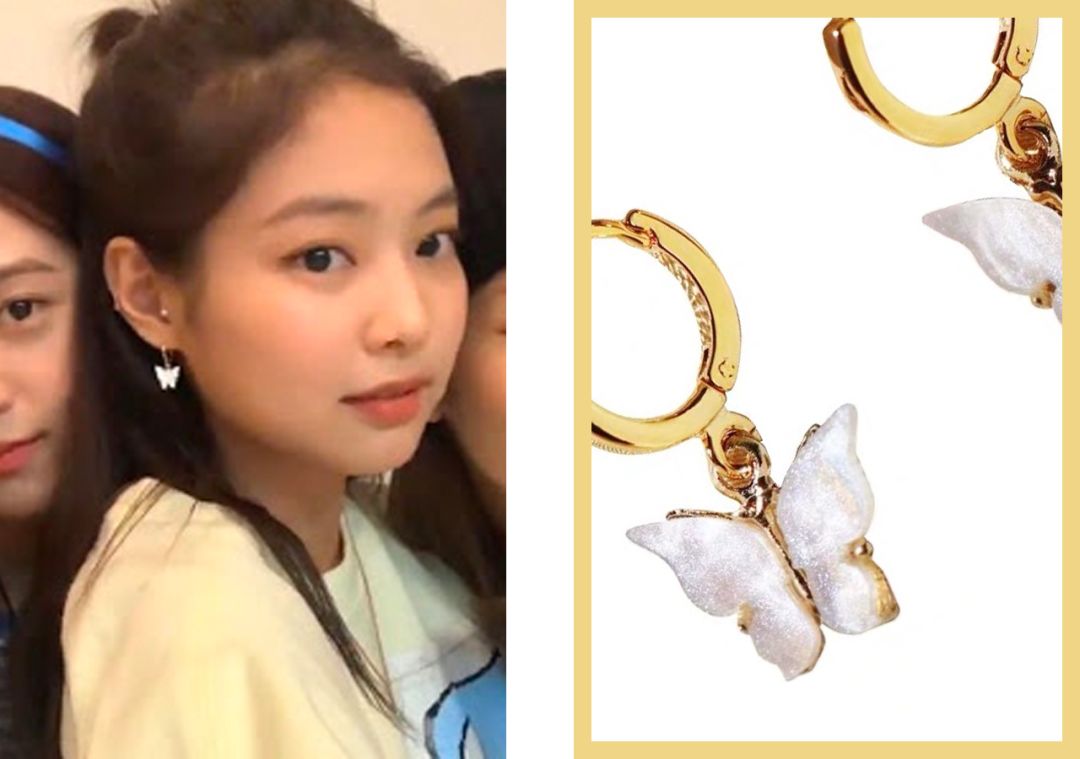 童年饰品金蝴蝶,童年土味发饰效果图