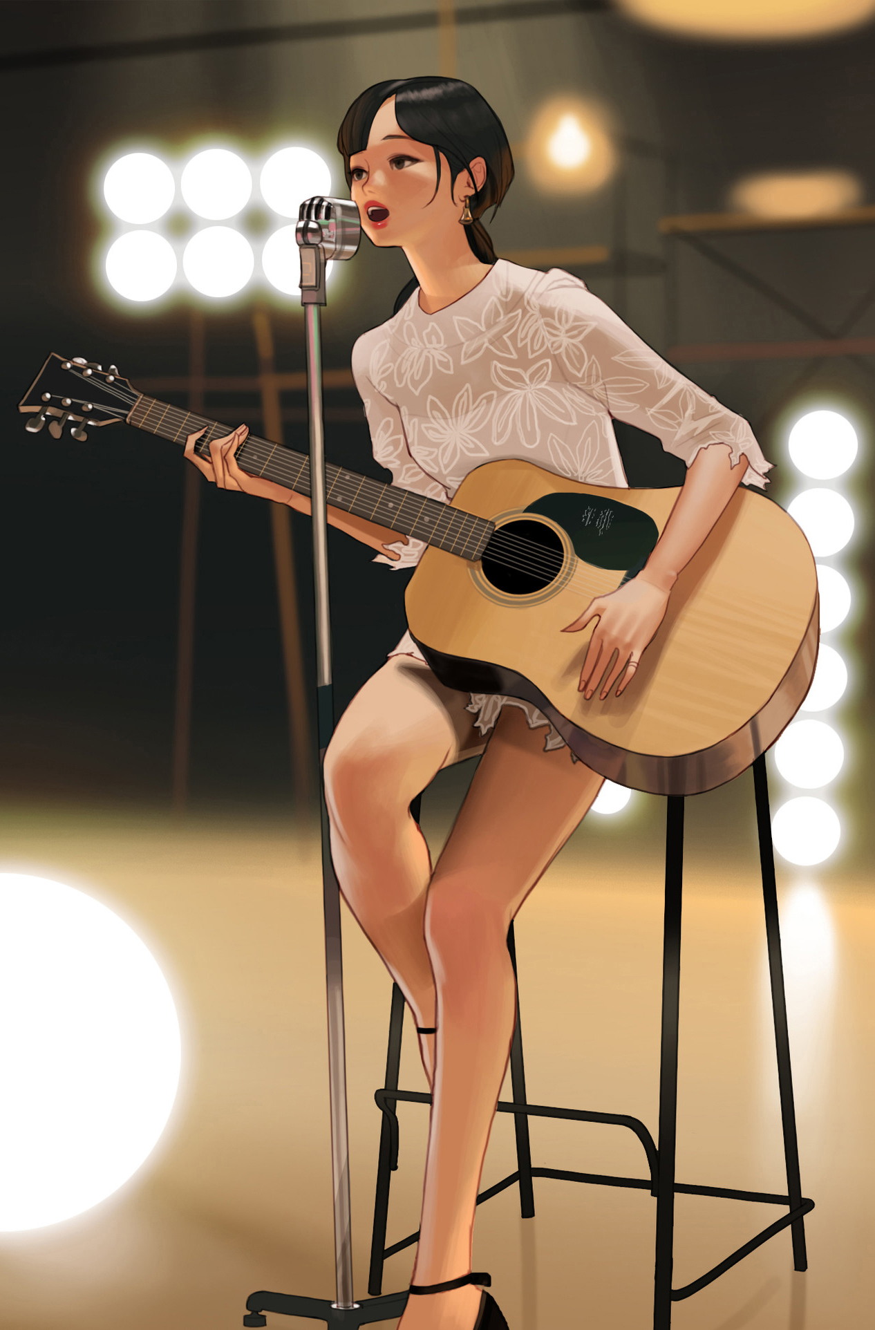 服饰穿搭小插画,30幅插画和你探讨如何时尚穿搭