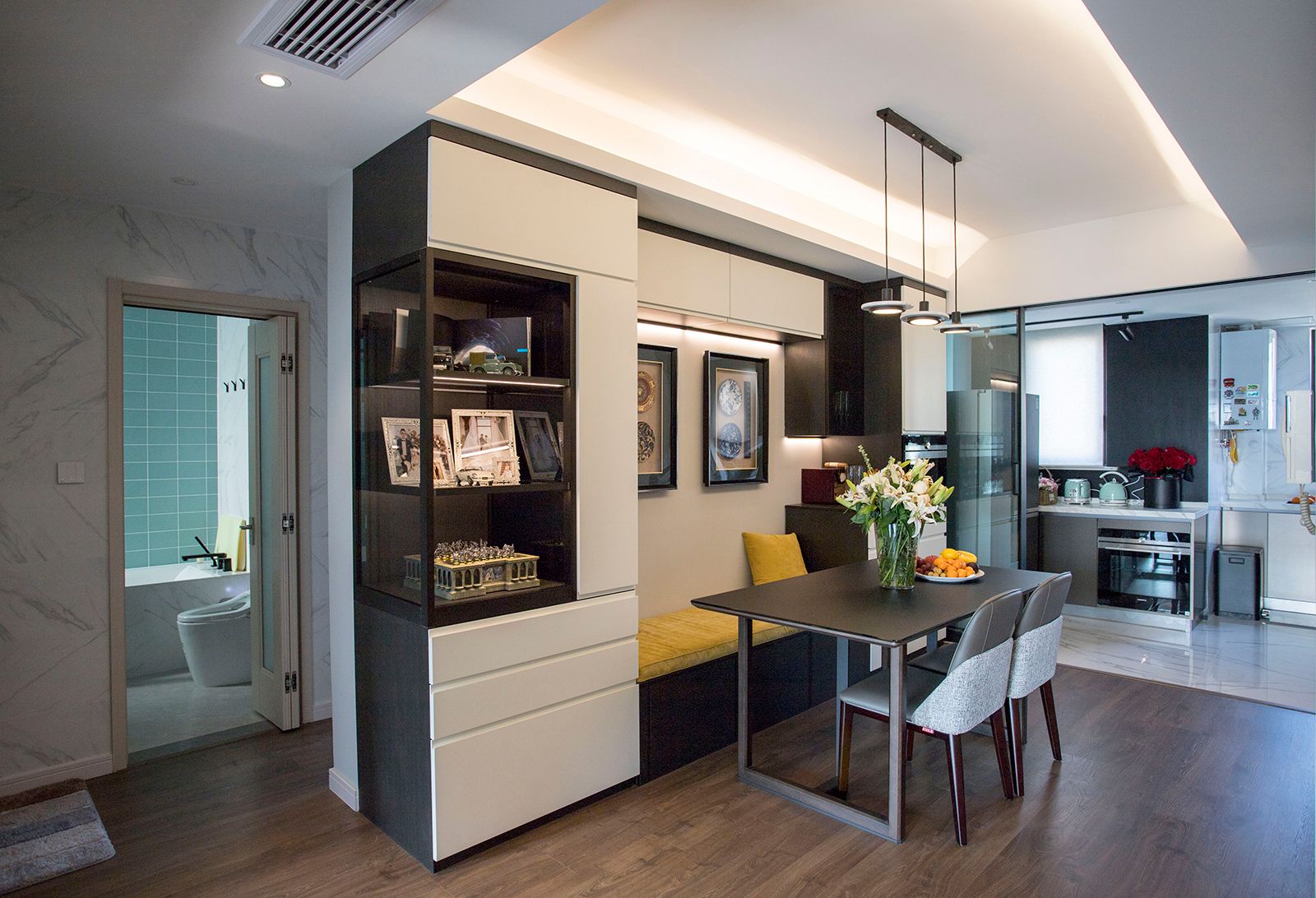 100平米三房两厅榻榻米,103平米全屋收纳