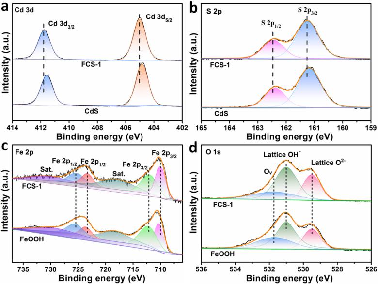 氧空位辅助构筑FeOOH/CdS异质结构作为高效光催化CO2还原和催化剂