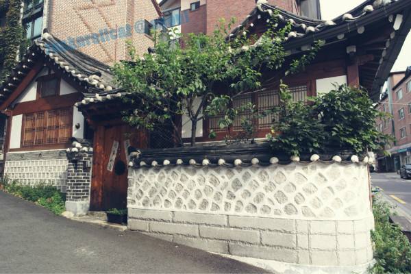 韩国首尔七大景点,首尔韩屋村风景
