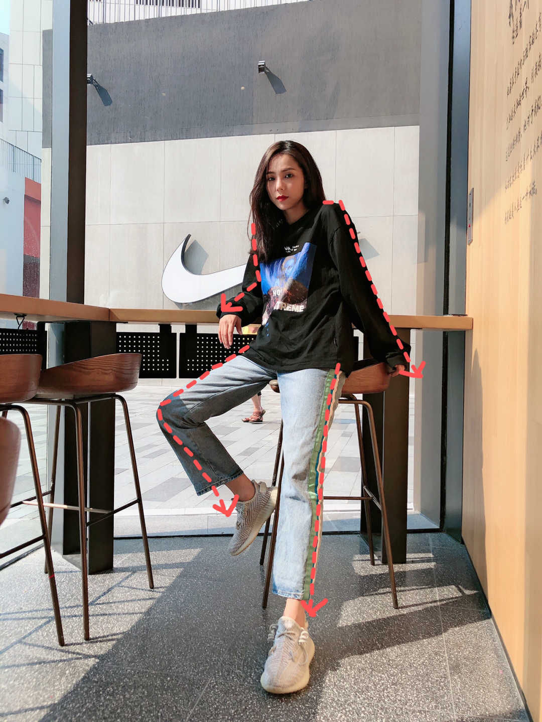 女生工作坐姿拍照pose大全,怎么摆pose显腿长