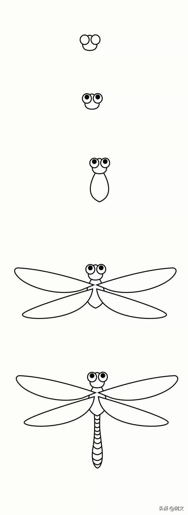 画森林里的小动物和森林的简笔画,数字简笔画1到10创意画小动物