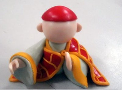 diy手工软陶教程,橡皮泥手工制作唐僧教程简单