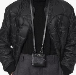 lv2022新款男士古巴链,lv古巴竹节项链蓝色