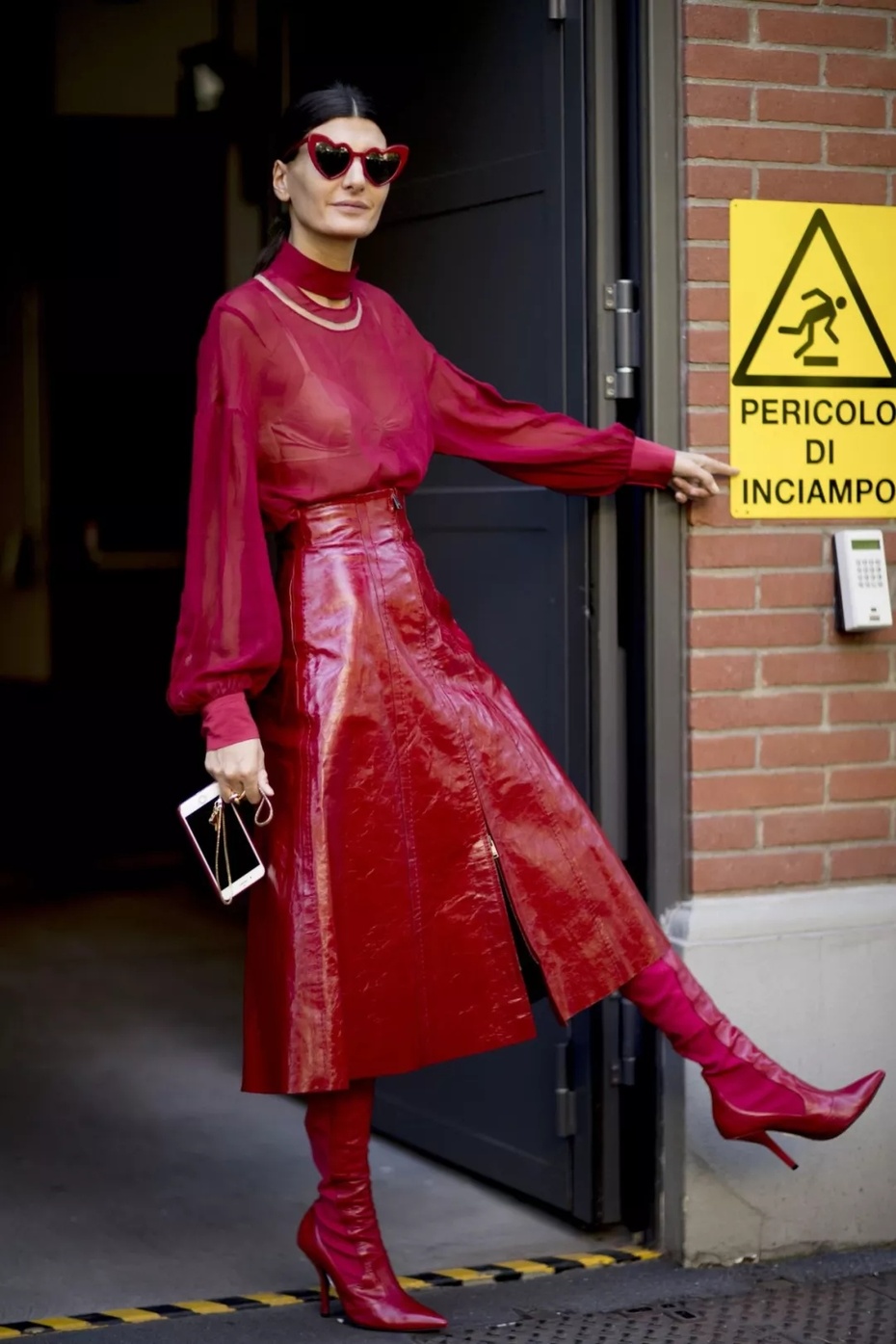 新中式红色日常穿搭,拒绝俗套的穿搭