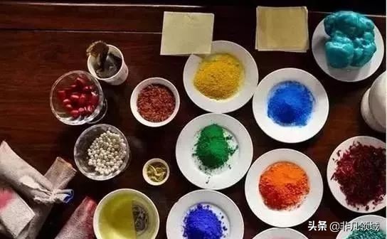 马利国画颜料色谱,国画颜料的正确使用方法