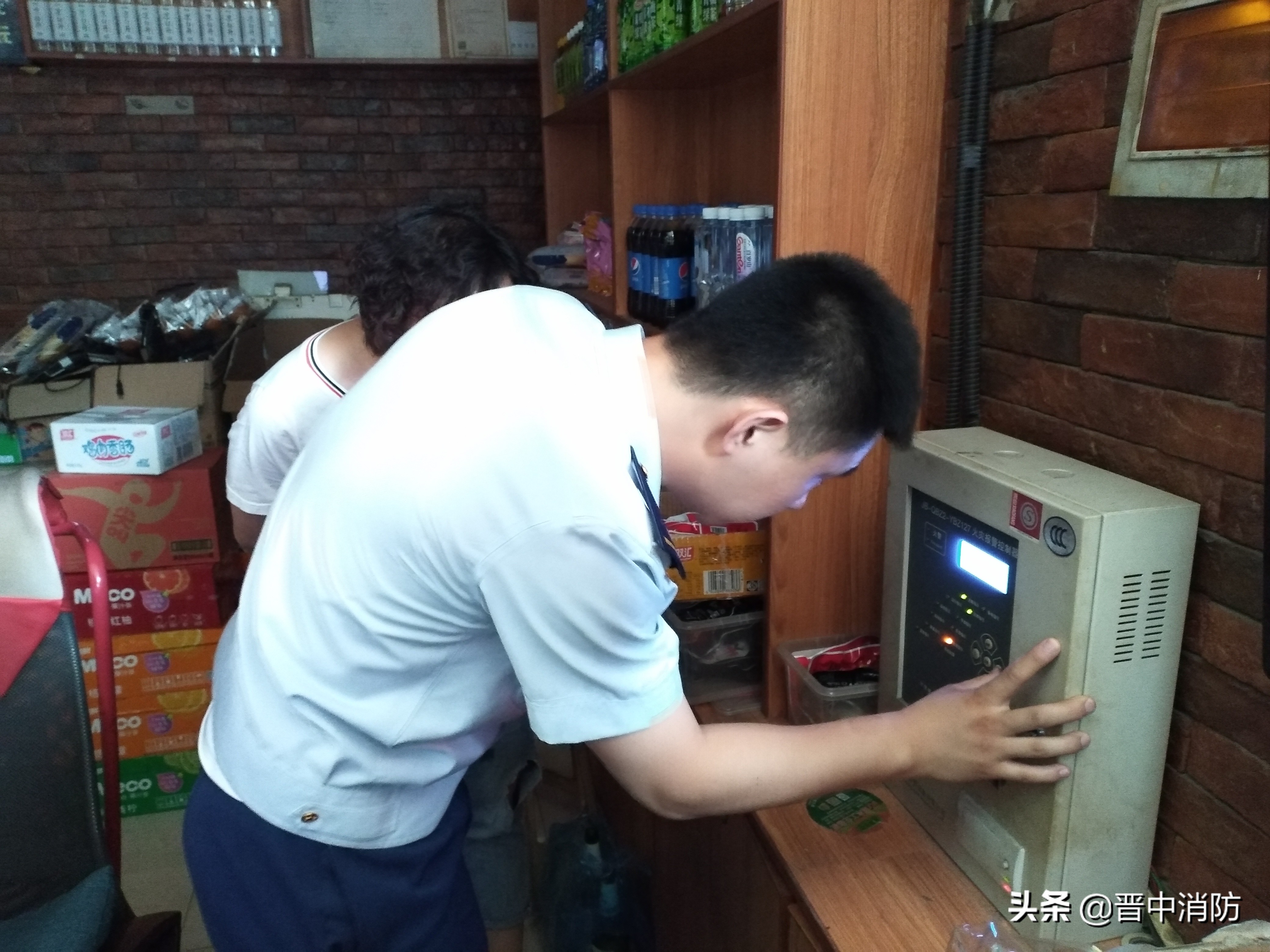 消防整治保平安,寿阳消防夜查整治