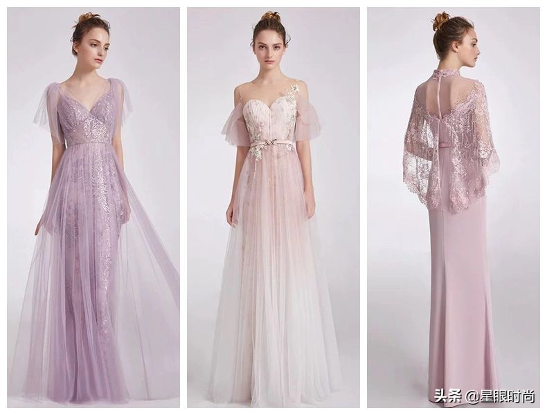 高档礼服气质名媛秋冬,高贵优雅好看的礼服
