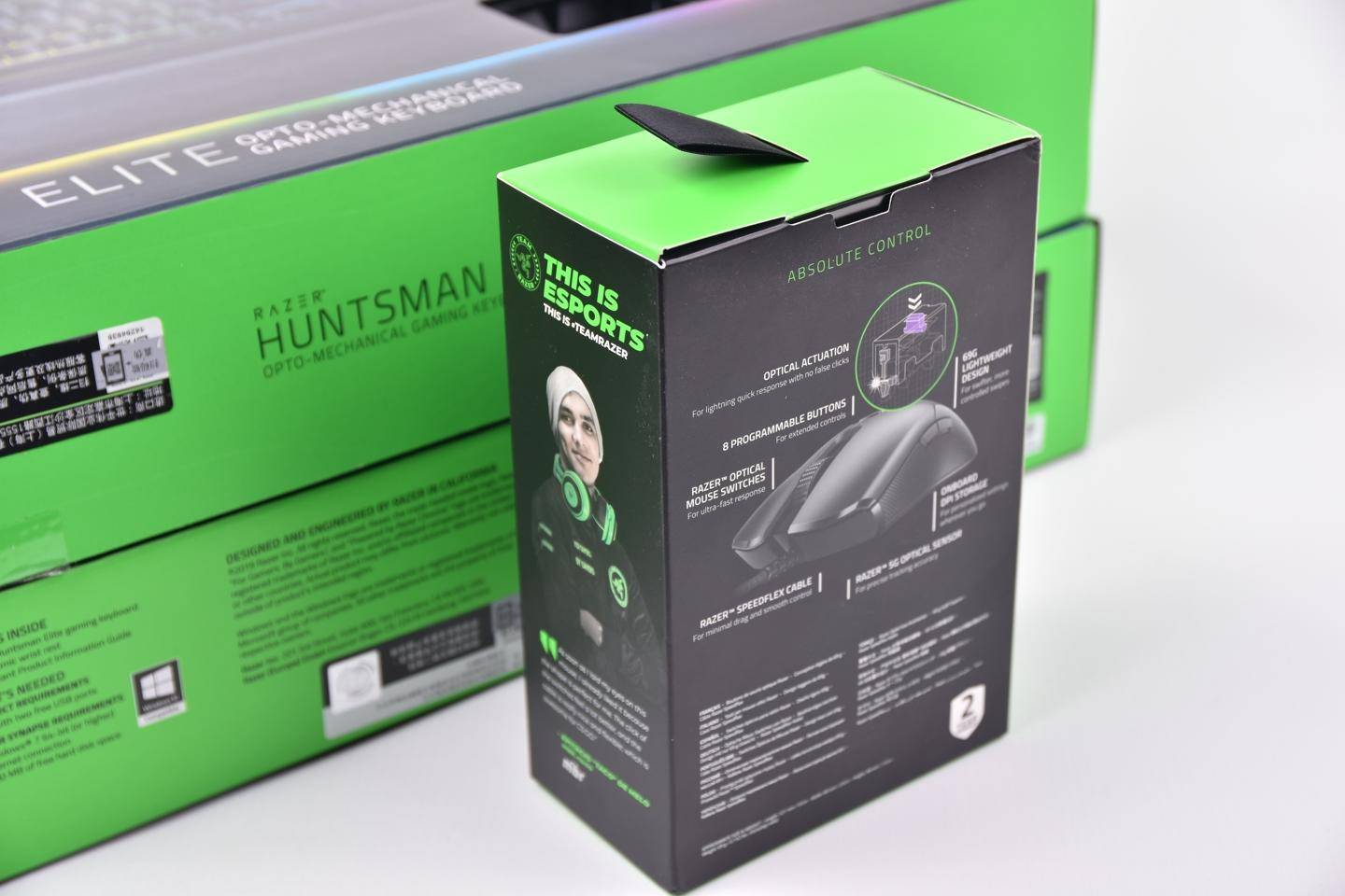 雷蛇毒蝰Viper旗舰鼠标,7000万次寿命16000DPI,游戏办公通杀