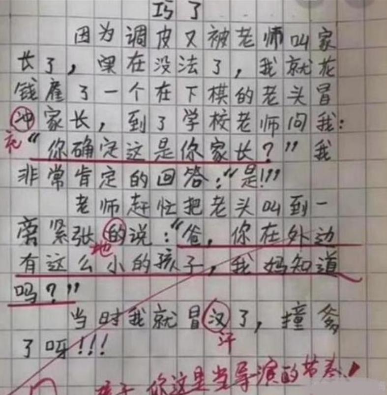 犯错了小作文,一不小心犯错作文
