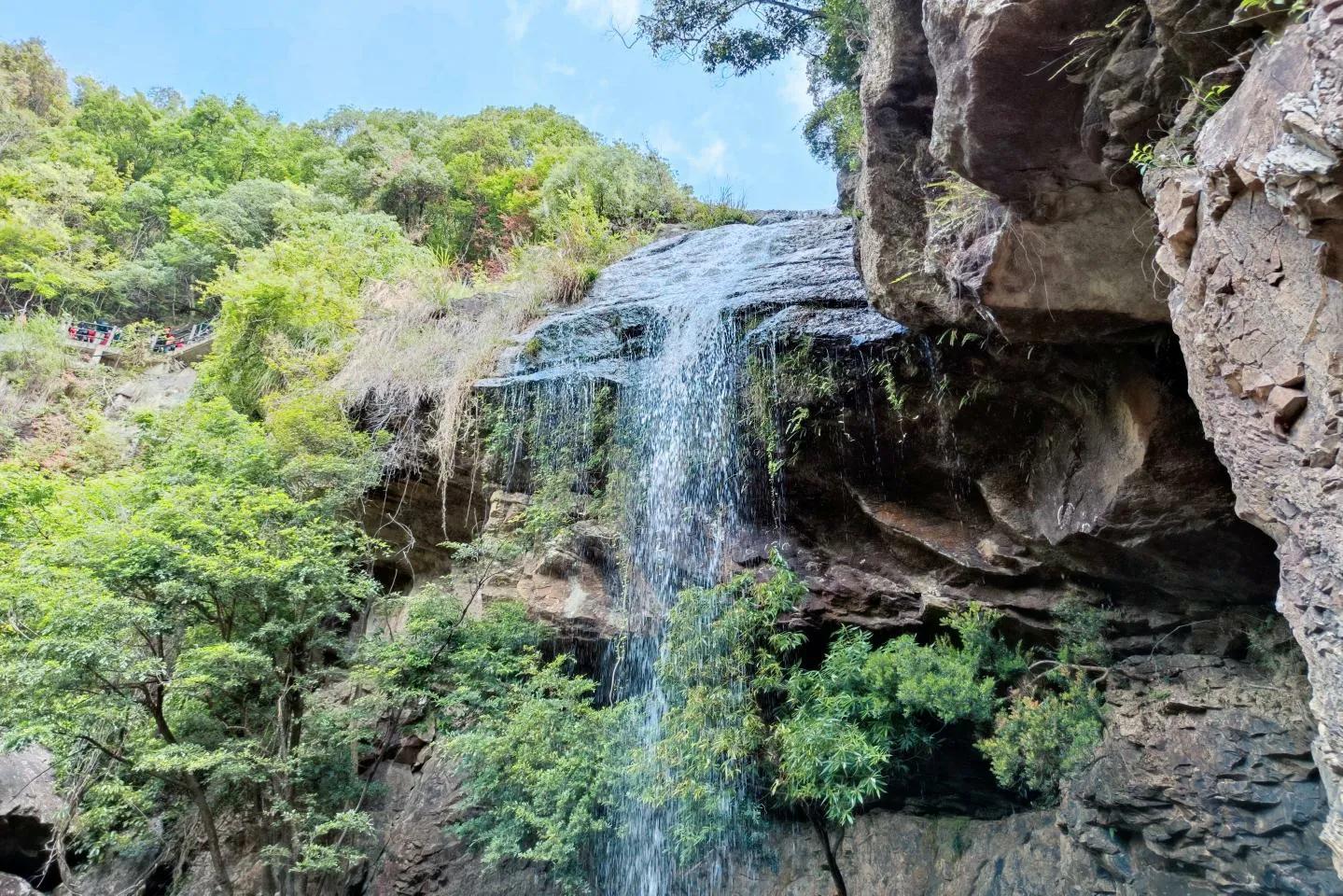 福州永泰百漈沟攻略,百漈沟天坑彩虹