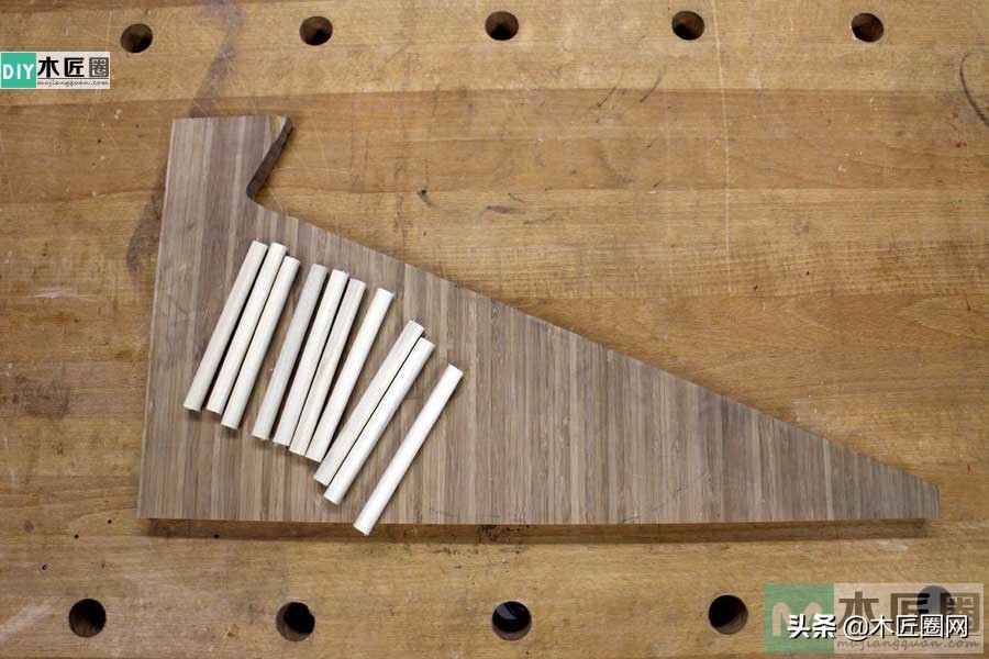 红酒杯倒挂架自制免打孔,高脚杯倒挂架木工制作