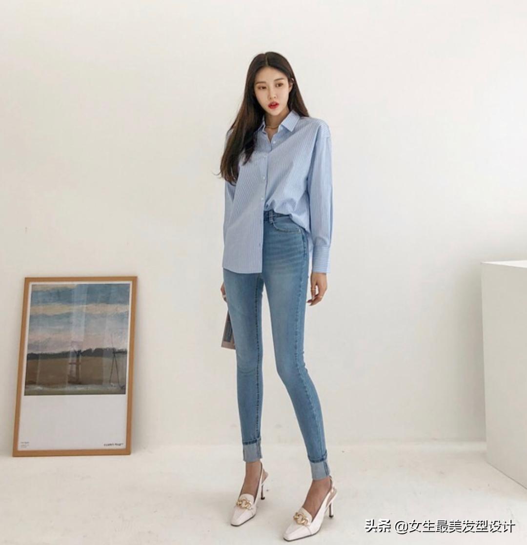 禁欲系夏季衬衫搭配,傲娇的四月春夏衬衣搭配