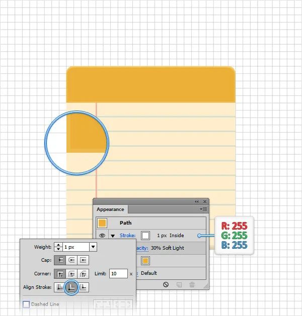 ai软件怎么做收藏夹图标,ai记事本图标制作