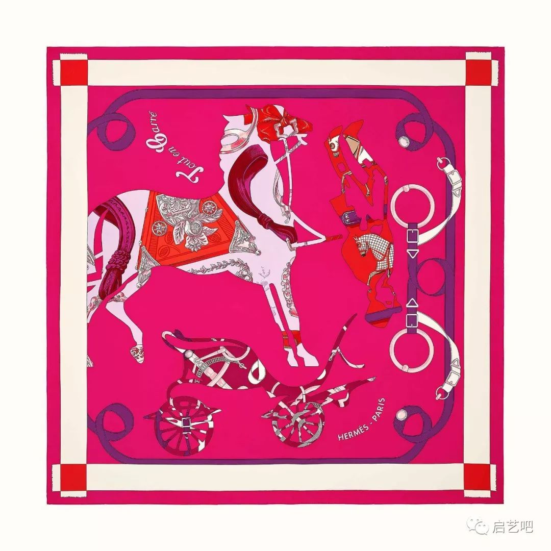 踏青归来,爱马仕中式马鞍丝巾