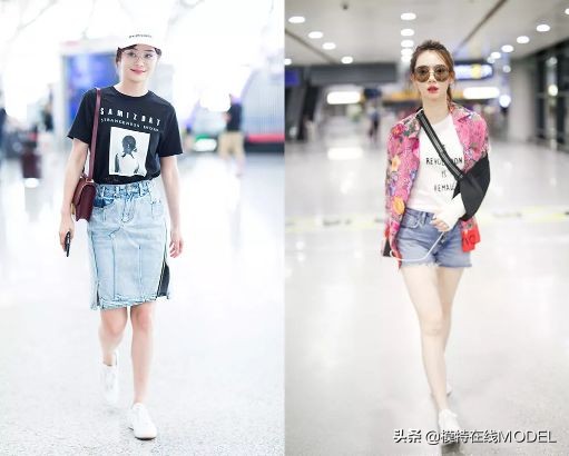 超模刘雯最爱的风格短袖，春天里的万能单品不能少