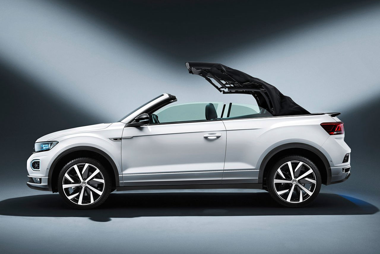 t-roc探歌敞篷版视频无水印素材,大众t-roc探歌2022款280tsidsg两驱