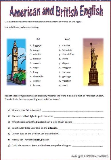 英式英语和美式英语哪个好听点,美式英语和英式英语的发音区别