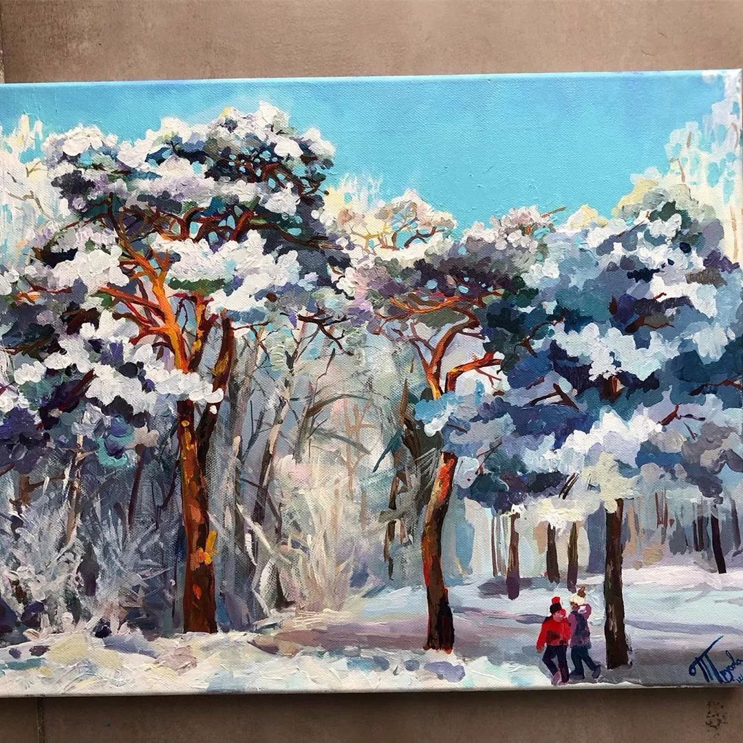 简单又有艺术感的油画怎么画,油画风景细节怎么画