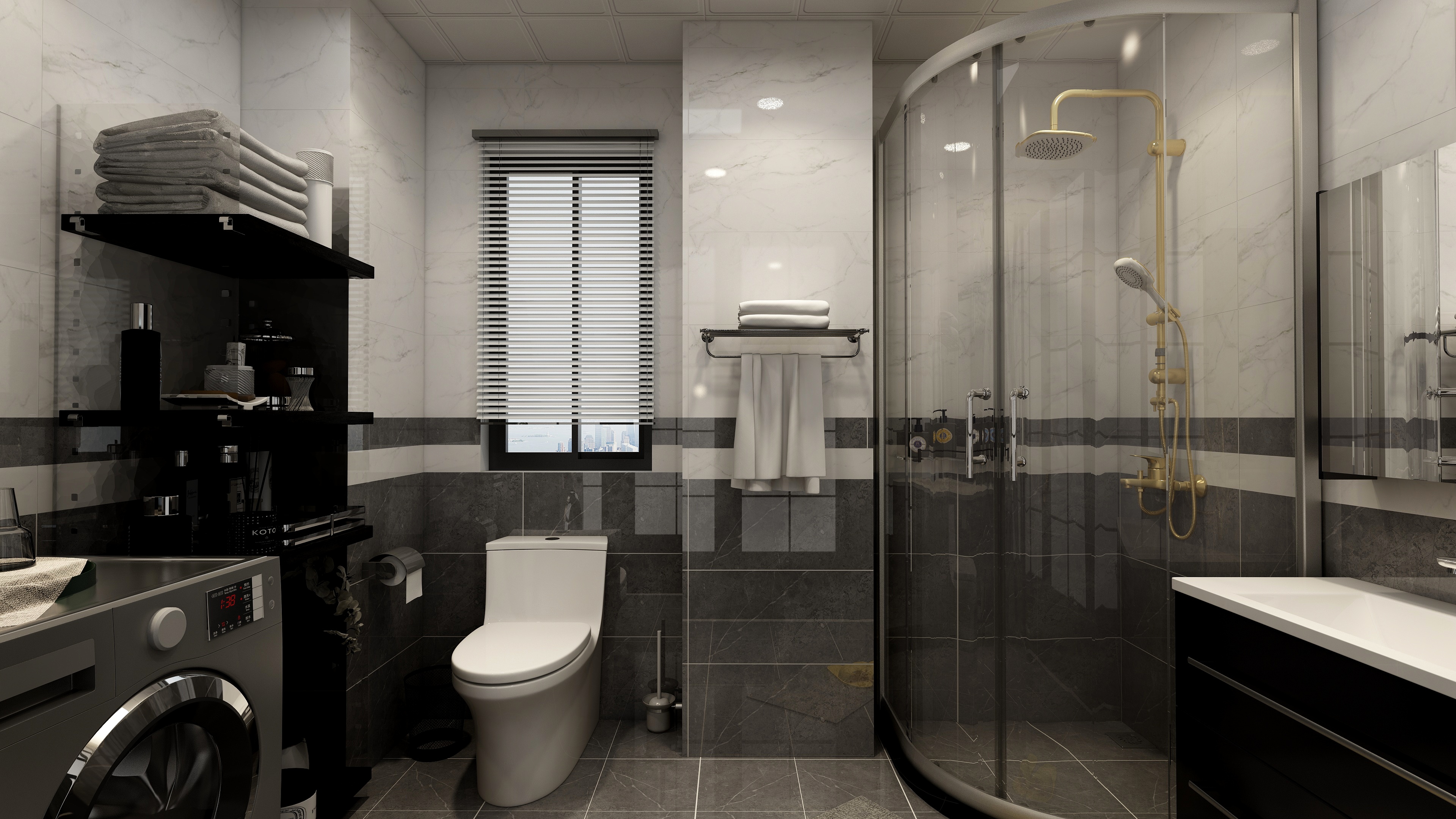 毛巾架合理的铺设,挂式毛巾架安装什么地方