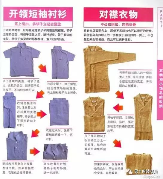 衣服的叠法简单图解,衣服的叠法小技巧