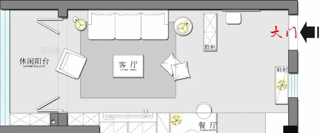 开门就是客餐厅鞋柜怎么做,门口好窄的户型鞋柜放在哪里