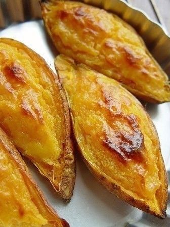 芝士焗红薯的做法，广州的著名美食，看着都流口水