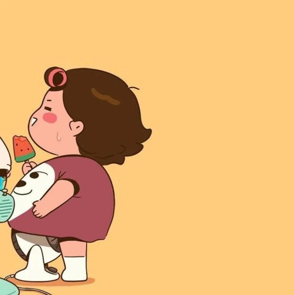 情侣头像卡通简单干净可爱一对,卡通情侣头像可爱呆萌一男一女