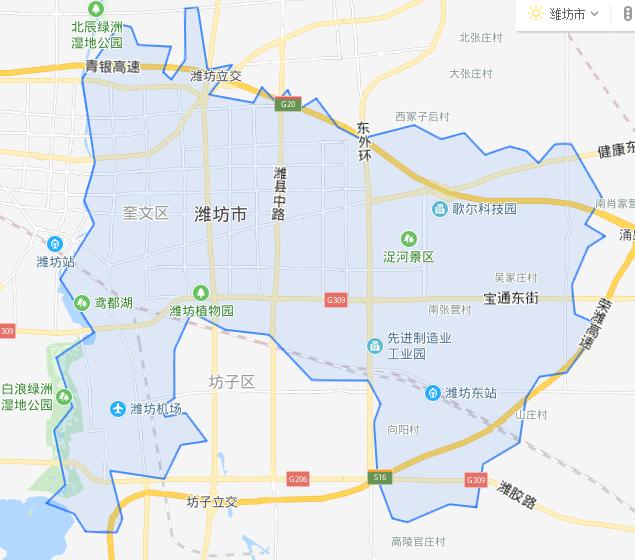 齐鲁地名探究诗经,白浪河奎文门