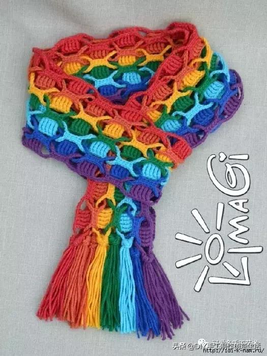 手工diy钩针编织围巾教程,diy手工编织围巾教程