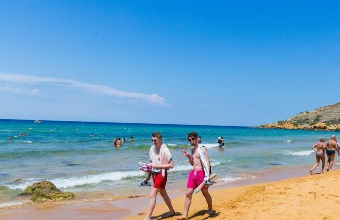 马耳他地中海迷人蓝色海水,地中海明珠马耳他视频