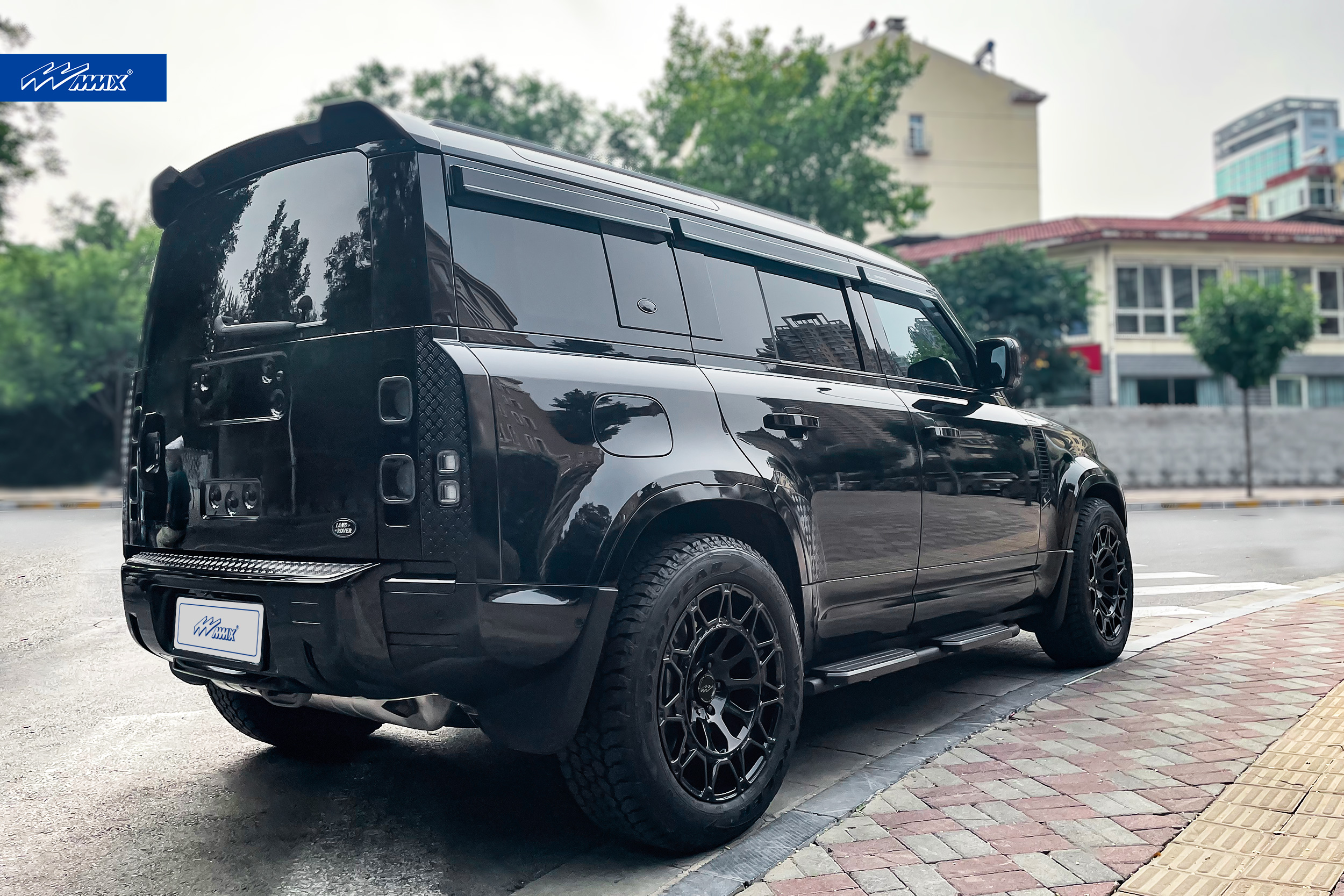 路虎新卫士20寸轮毂效果图,路虎卫士110轮毂改装