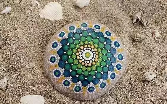 石头画简单幼儿园详细教程,简易石头手工绘画教程