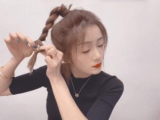不需要头发的简单扎法,别总是扎马尾这5款编发美到极致