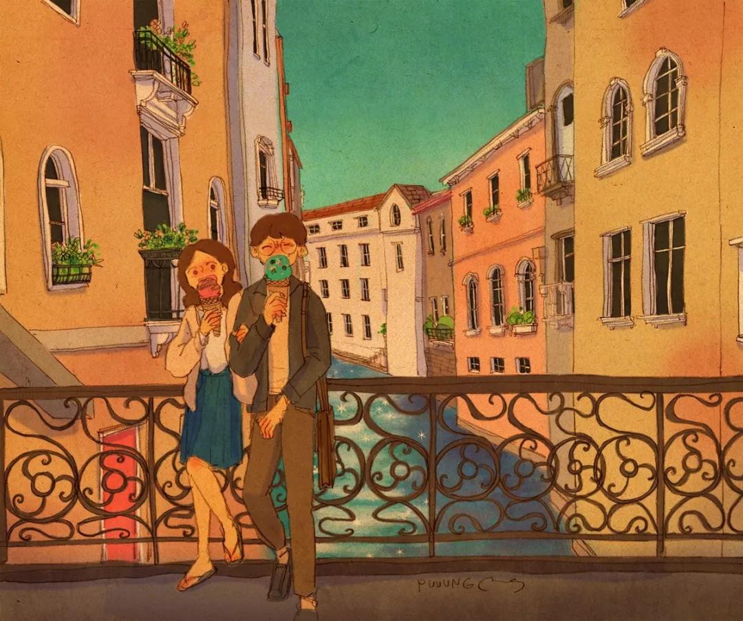 这些画也太甜了吧!!!看完只想谈!恋!爱