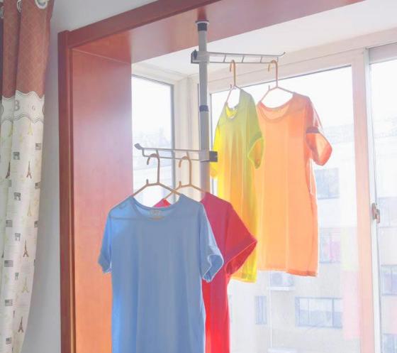 阳台晾衣服的方法图解,最实用的6种阳台晾衣服