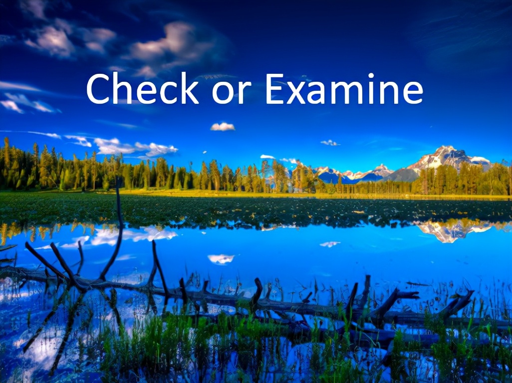 examinecheck区别,examine和check和inspect的区别