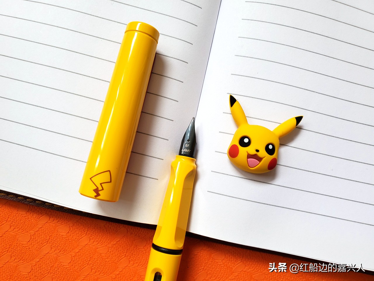 皮卡丘凌美联名款钢笔怎么装,宝可梦凌美钢笔