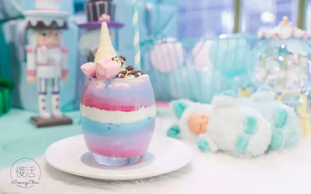 网红甜品店抖音,网红甜品店二层