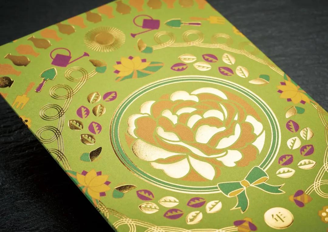 烫金烫银效果,红金烫金效果