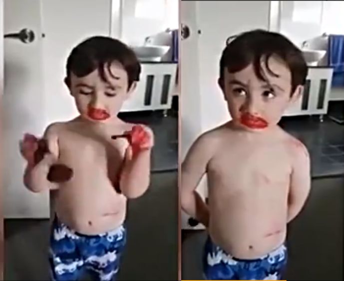 田亮叶一茜带孩子去玩,叶一茜田亮一家四口综艺现场