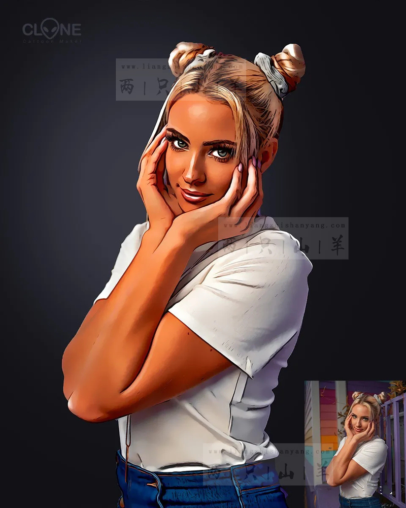 照片一键变成卡通人物拍同款,把人物照片转换为卡通漫画