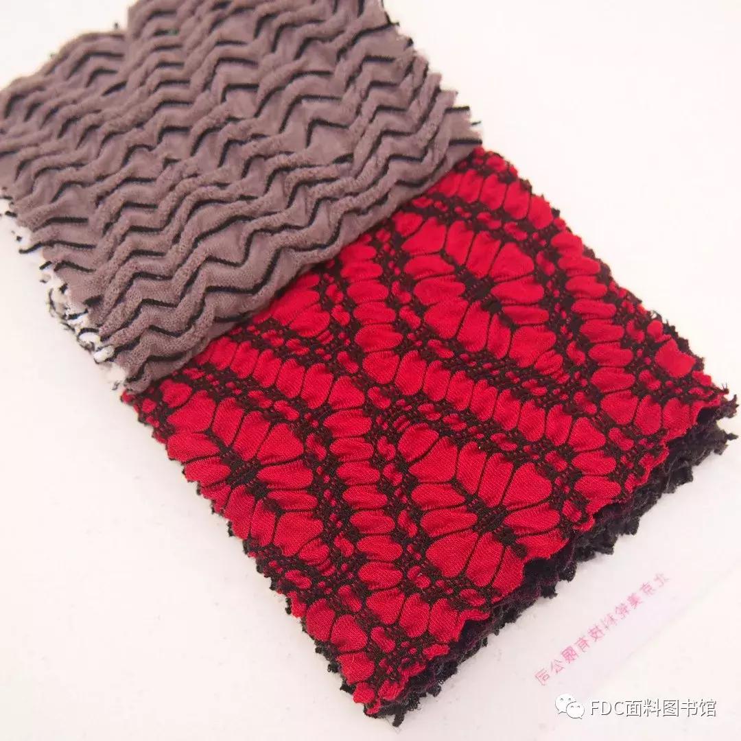 干货针织面料针法大全看了不后悔,针织褶皱面料