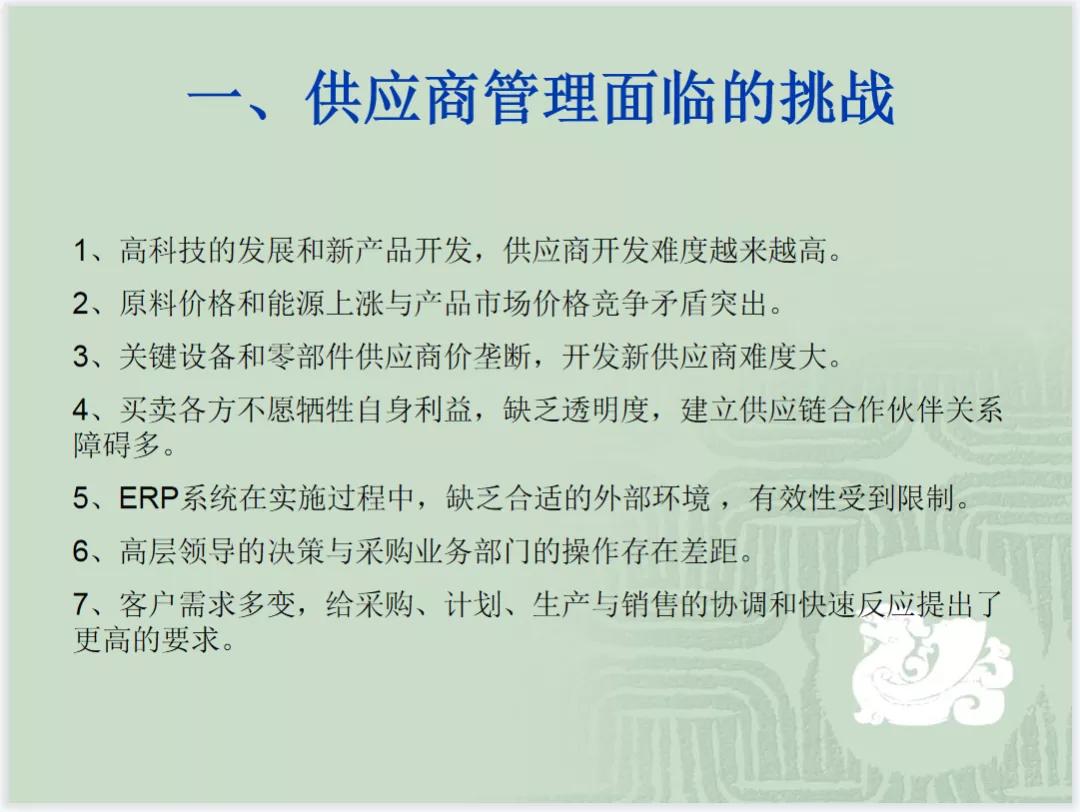 采购与供应商管理及采购谈判技巧（PPT）