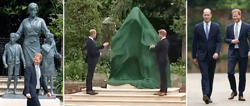 戴安娜雕像揭幕,戴安娜王妃雕像图